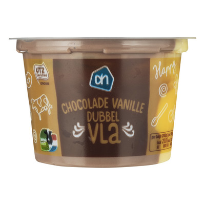 Huismerk Vla portie vanille choco