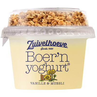 Zuivelhoeve Portie vanille met muesli