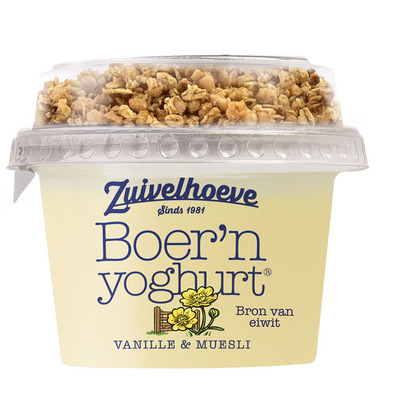 Zuivelhoeve Portie vanille met muesli