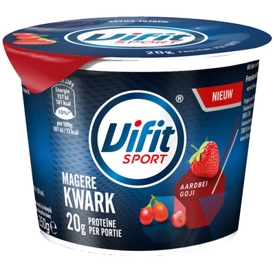 Vifit Sport kwark strawberry goji