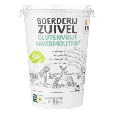 Huismerk Boerderijzuivel havermout pap