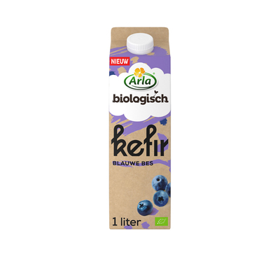 Arla Biologische kefir blauwe bes