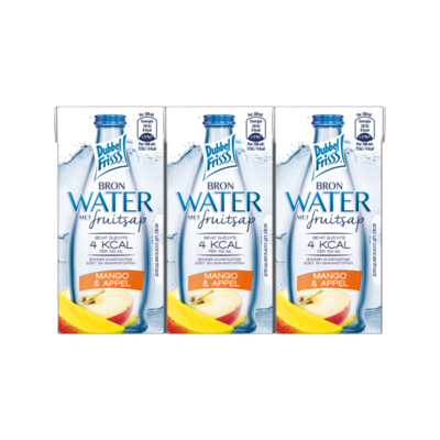 DubbelFrisss Bronwater Mango-Appel
