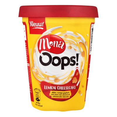 Mona Oops! lemon cheesecake