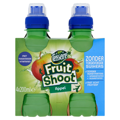 Teisseire Fruit Shoot Appel 4 x 200 ml