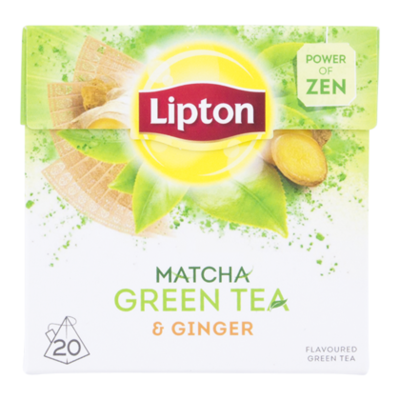 Lipton Green matcha ginger thee