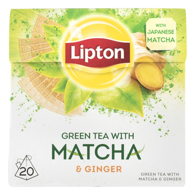 Lipton Green matcha gin-seng kop