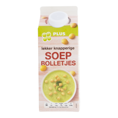 Huismerk Soep knapperbolletjes