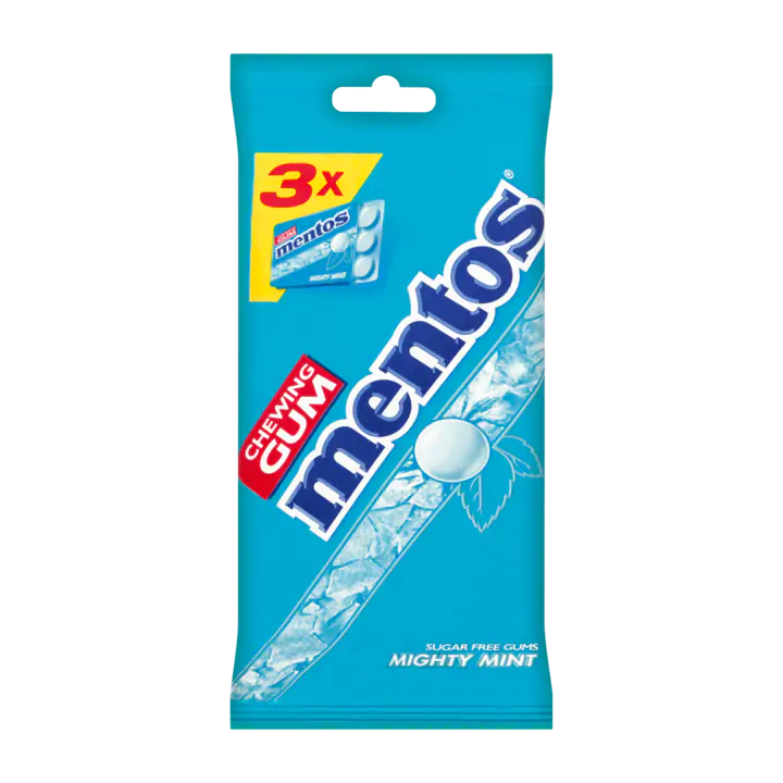 Mentos Chewing Gum Sugar Free Mighty Mint