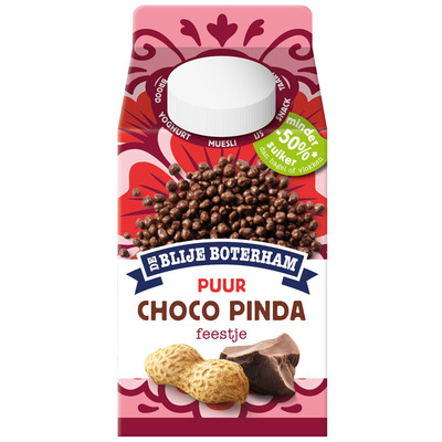 De Blije Boterham Choco pinda feestje puur