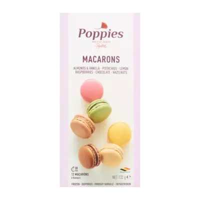 Poppies Assortiment Macarons 12 Stuks