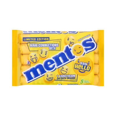Mentos Chewy Dragees Say Hello Rollen Limited Edition