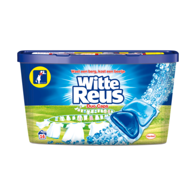 Witte Reus Duo Caps 16 Wasbeurten