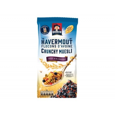 Quaker Crunchy muesli goji & bes