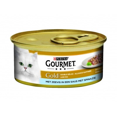 Gourmet Gold luxe mix zeevis & spinazie