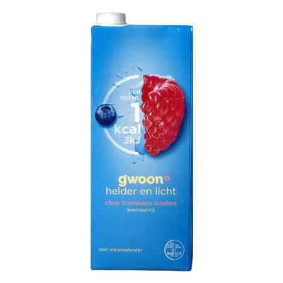 G'woon Clear Framboos Bosbes