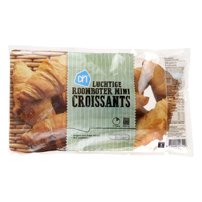 Huismerk Luchtige roomboter mini croissants