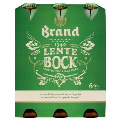 Brand lentebock bier fles 6 x 30 cl