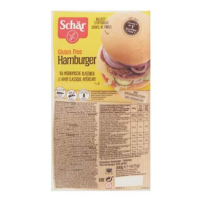 Schär hamburger broodjes 4 stuks
