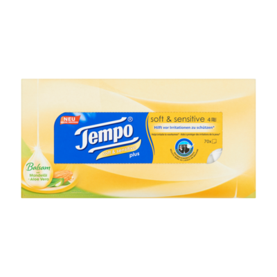 Tempo Soft & Sensitive Box 4-Laags Tissues