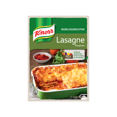 Knorr Wereldgerecht Lasagne Bolognese