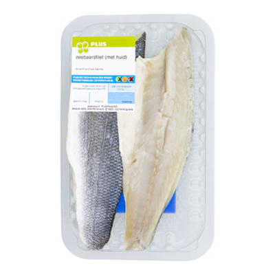 Huismerk Zeebaarsfilet met huid