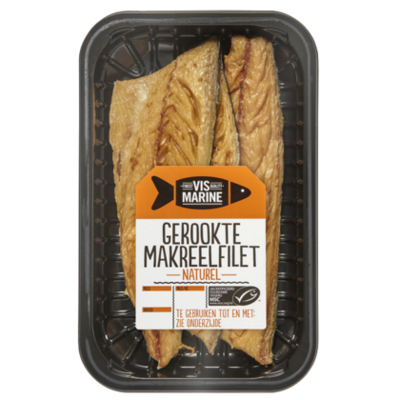Vis Marine Gerookte makreelfilet naturel MSC