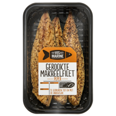 Vis Marine Gerookte makreelfilet peper MSC