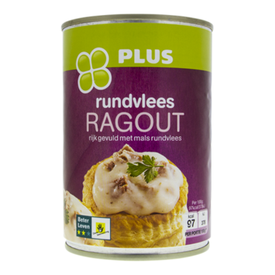 Huismerk Ragout rundvlees BLK 2 sterren