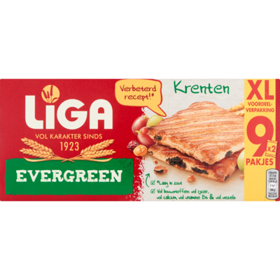 Liga Evergreen krenten XXL 9-pack