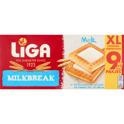 Liga Milkbreak melk XXL 9-pack