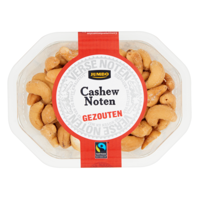 Huismerk Fairtrade Cashewnoten Gezouten