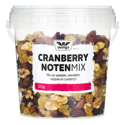 Wings Luxe cranberry notenmix