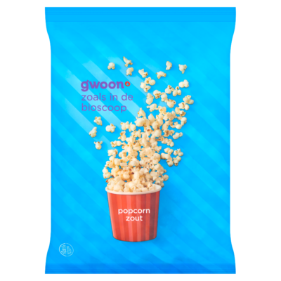Huismerk Popcorn zout
