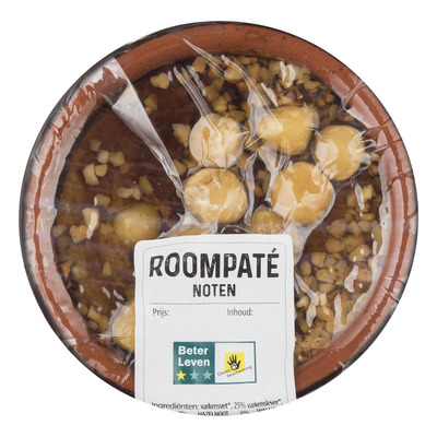 Huismerk Roompaté noten terracotta
