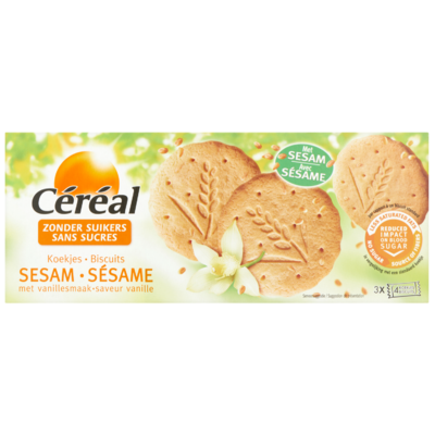 Céréal Sesamkoekjes met vanillesmaak