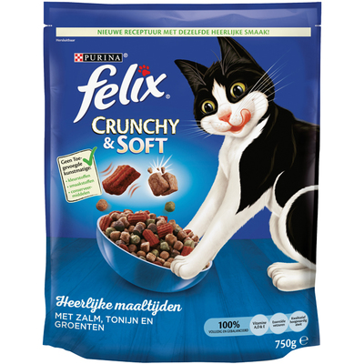 Felix Crunchy & soft zalm en tonijn