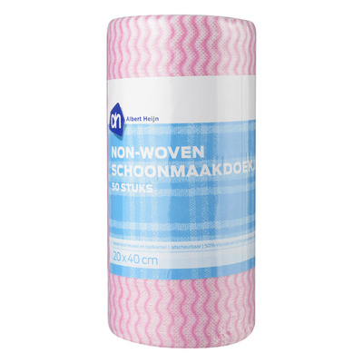 Huismerk Non woven microdoekjes op rol