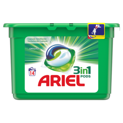 Ariel Pods 3 in 1 original 14 stuks