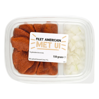 Filet Americain met ui