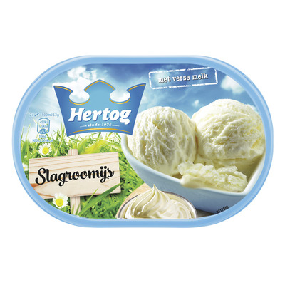 Hertog Classic ijs slagroom