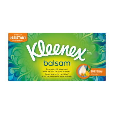 Kleenex Balsam Tissues 3-Laags