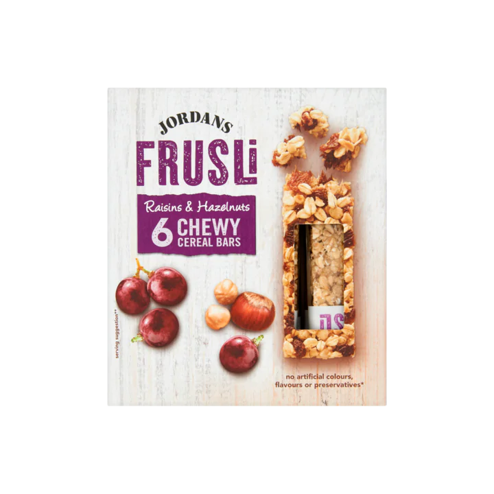 Jordans Frusli Raisins & Hazelnuts Chewy Cereal Bars