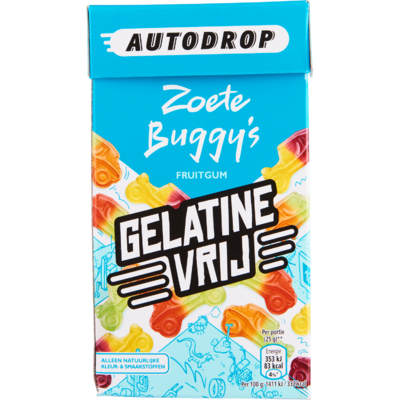 Autodrop Zoete buggy's gelatine vrij