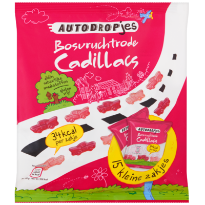 Autodrop Cadillacs uitdeelzakjes