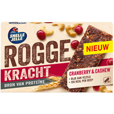 Snelle Jelle Roggekracht cranberry & cashew