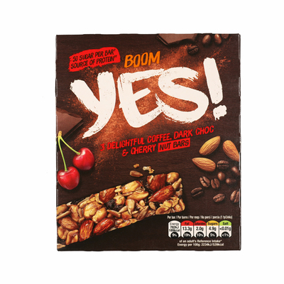 Yes Pure chocola & koffie notenreep 3pack