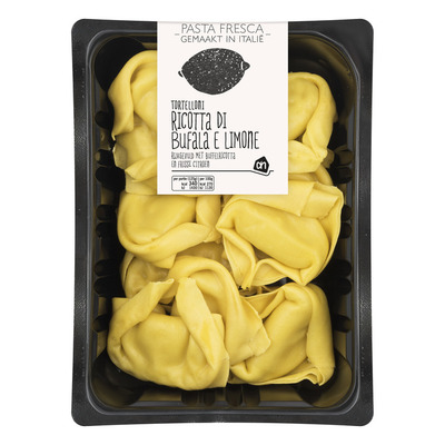 Huismerk Tortelinni ricotta buffala limone