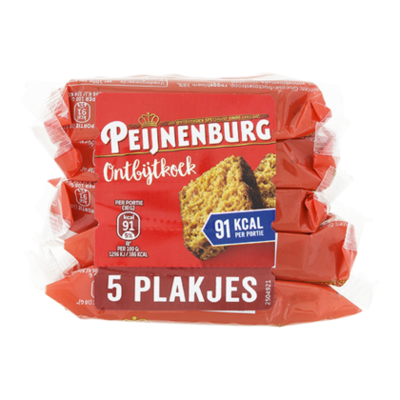 Peijnenburg Ontbijtkoek single 5-pack