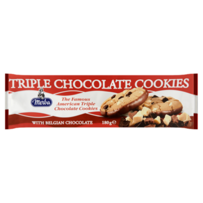 Merba Triple chocolate cookies